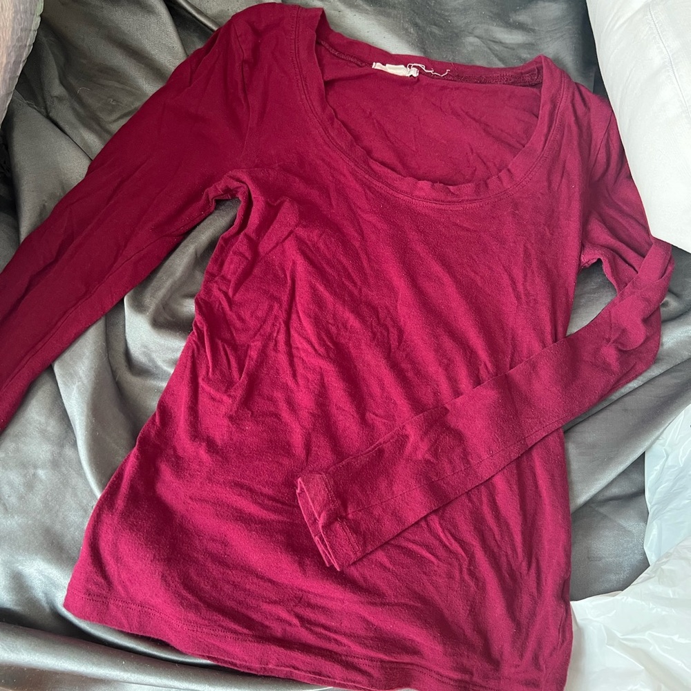 Women’s Red Long Sleeve Shirt